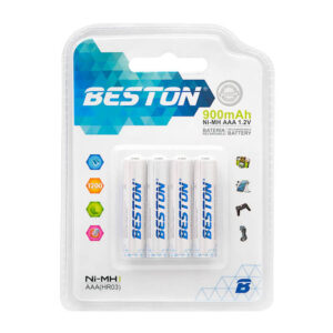 BATERÍA RECARGABLE Ni-MH AAA x4 900mAh_beston.com.co