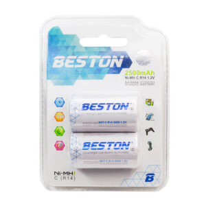 BATERÍA RECARGABLE Ni-MH C R14x2 2500mAh_beston.com.co