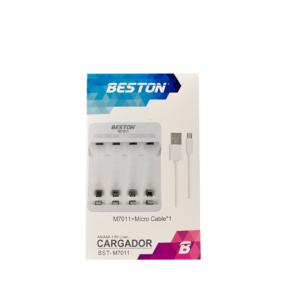 CARGADOR LI-ION BST-M7011 BATERÍAS LI-ION AA Y AAA_beston.com.co