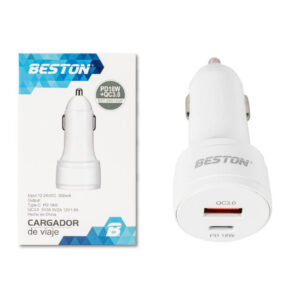 CARGADOR DE CARRO BST-M6015QP QC3.0 TIPO C PD 18W_beston.com.co